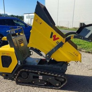 foto 1t pás mini dumper nakladač Wacker Neuson DT10